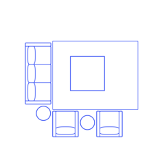 Layouts Living Rooms L Shape Sofa Armchairs Engraving Svg Design, Free Vectors File